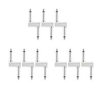 Iyalezirk 9 unids Patch Cord Patch conectar efectos para guitarra pedal