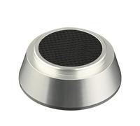 Iyalezirk Abrazadera para Discos de Aleación de Aluminio, Estabilizador de Disco Giratorio de Vinilo LP, Abrazadera de Peso, Accesorios para Reproductor, Plata