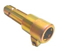 Iyalezirk Adaptador de extensión PTO versión actualizada para tractor, 1-3/8 pulgadas y 6 ranuras hembra 1-3/8 pulgadas y 6 ranuras conexión rápida