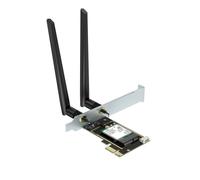 Iyalezirk Adaptador Tarjeta WiFi Wireless BE200 WiFi 7 8774M 2,4GHz 5GHz 6GHz Tri-Band PCI-e Tarjeta de Red Bluetooth 5.4 para Win11