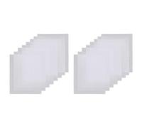 Iyalezirk Almohadillas de Lona 16 Piezas Hoja de de Plástico Rectángulo Lona de Plástico Flexible para Manualidades DIY Bordado Punto