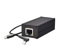 Iyalezirk Convertidor Adaptador PoE-TypeC de 25W, Salida de Alimentación PoE-USB-C con Ethernet, Salida Adaptiva 5V/9V/12V/15V/20V