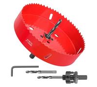 Iyalezirk de de 6 Pulgadas - Cortador de Bimetálico de 152 mm para Diferentes Proyectos con Borde de Perforación Liso y Plano, Corte Rápido de Viruta