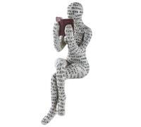 Iyalezirk DecoracióN del Hogar Pulp Reading Women Estatua EstéTica Escultura DecoracióN de la HabitacióN DecoracióN Abstracta en el Estante Mesa D