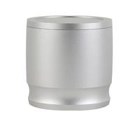 Iyalezirk Dosificadora de Café de 58 mm Aleación de Aluminio Embudo Dosificador de Espresso Tazón de Elaboración Portafiltro Anillo Dosificador Plata