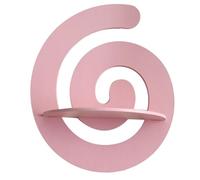 Iyalezirk - Estantes de pared de madera de colores, expositor artístico, decoración de pared para plantas, estante para dormitorio, sala de estar, rosa