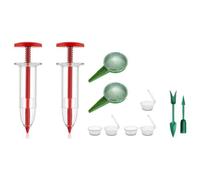 Iyalezirk Mini Esparcidor de Semillas, Juego Manual de Excavador y de Plántulas, Sembradora de Semillas de Jardín de Mano para Semillas Pequeñas