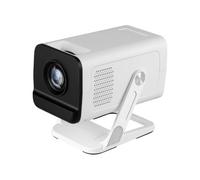 Iyalezirk Miniproyector Portátil X1AQ Full HD 4K con WiFi, Bluetooth 5.4, Enfoque Automático, Android 11, para Cine en Casa y Al Aire Libre, con Enchufe Europeo EU Plug