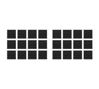 Iyalezirk Paquete de 24 Paneles de Espuma A Prueba de Sonido Autoadhesivos, Espuma Acústica de 12X12X2 Pulgadas, Acolchado A Prueba de Sonido de Alta Resiliencia - Negro