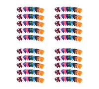 Iyalezirk Paquete de 240 Arte Abstracto Púas de Guitarra de Colores Guitarra ÚNica Regalo para Bajo, Guitarras Eléctricas y Acústicas Incluye 0.46mm, 0.71mm, 0.96mm