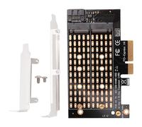 Iyalezirk Pcie Un M2 / M.2 Adaptador M.2 Ngff al Desktop Pcie X4 X8 X16 Nvme Dual Ssd Pci Tarjeta Adaptador Express