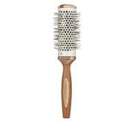 Iyalezirk Peine para el cabello redondo, peinado, rizado, cepillos para el cabello, de madera, peine para el cabello, cepillo de pelo, cepillo mágico, cepillo para el cabello, 4,5 x 26 cm