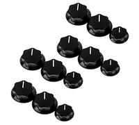 Iyalezirk Perilla de Control de 12 Piezas Perillas de Control de Audio de Volumen para Piezas de Guitarra Eléctrica de Bajo de Jazz