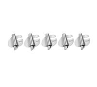 Iyalezirk Pie para Dobladillo Enrollado para Coser, 5 Unidades/Paquete, Desplazamiento Curvo de 6Mm-10Mm, Prensatelas para MáQuina de Coser, Pie para Dobladillo