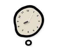 Iyalezirk - Reloj de pared silencioso minimalista nórdico para decoración de salón, simple reloj de pared de restaurante moderno de moda