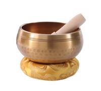 Iyalezirk Singing Bowl Yoga Meditation Nepal Handmade Tibet Buddha Brass Chime Music Therapy