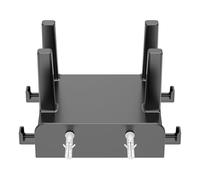 Iyalezirk Soporte de Pared para Router, Caja de Almacenamiento WiFi, Organizador de Cables para Caja Superior de Router, Color Negro.
