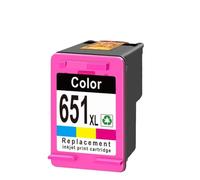 IYBYNYHN 651 Cartucho de Tinta Reemplazo Compatible con OfficeJet 202 202C 252 252C y - Ink Advantage 5575 5645 Impresoras(HP 651xl 1color)
