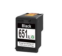 IYBYNYHN 651 Cartucho de Tinta Reemplazo Compatible con OfficeJet 202 202C 252 252C y - Ink Advantage 5575 5645 Impresoras(HP 651xl 1bk)