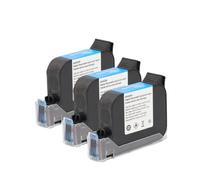 IYBYNYHN Cartucho de Tinta 2588 2588+ JS12 Compatible con Impresora portátil de 12,7 mm y 25,4 mm Impresión ecosolvente de Secado rápido sin cifrado(12.7mm Black-3pcs)