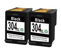 IYBYNYHN Cartucho de Tinta Cartouche 304 304 XL Compatible con los Modelos de Impresora 5000 5010 5012 5014 5020 5030 5032 5034 5052 5055(HP 304xl 2bk)