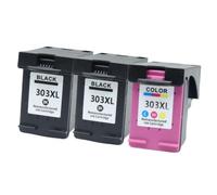 IYBYNYHN Cartucho de Tinta Compatible 303xl para 303 Funciona de reemplazo con 303 XL Photo 6220 6230 6232 6234 7130 7134 7830 Impresora Universal Fit Reemplazo de terceros(2BK 1Color)