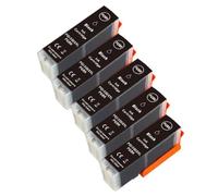 IYBYNYHN Cartucho de Tinta Multicolor PGI-580XXL CLI-581XXL 580XXL 581XXL Compatible con TS6150 TS6151 TS6250 TS6251(5pcs BK)