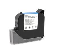 IYBYNYHN Cartucho de Tinta Negro Universal de 1 a 5 uds., Cartucho de Tinta solvente TIJ de Secado rápido para Impresora de inyección de Tinta de 12,7 Mm 25,4 Mm 2588 2588+ JS12(25.4mm Black-1pcs)