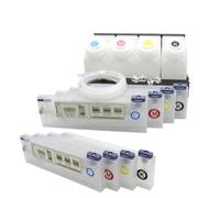 IYBYNYHN Cartucho de Tinta vacío de 220ml, 4 Uds., para Sistema de Suministro de Tinta de Impresora ecosolvente, Compatible con Mimaki Roland Mutoh VS300 BN-20(8Cartridge 4tank)