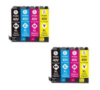 IYBYNYHN Cartucho de Tinta XL T40V Compatible con SC-T5170 SC-T5170M SC-T3170 SC-T3170M SC-T2170 T5170 T3170 T2170 Versión de América del Norte(2SET(8PC))