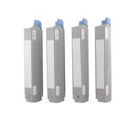 IYBYNYHN Cartucho de tóner 44844505 44844512 Compatible con Impresora Okidata C831n C831dn C831cdtn C841cdtn 4 Piezas(44844505 06 07 08)