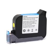 IYBYNYHN Cartucho térmico para Impresora de inyección de Tinta 25,4 mm 2588 + M 2588 Compatible con Cartuchos de Tinta solvente en Agua de Secado rápido Blanco Rojo Amarillo Azul Verde(25.4mm Yellow)