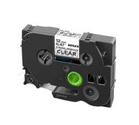 IYBYNYHN Cinta de Impresora 12 mm 8 m Negro sobre Casete de Etiquetas Transparente S131 Compatible con Cinta Adhesiva acrílica con Tachuela laminada S 131