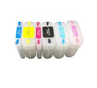 IYBYNYHN Juego de Cartuchos de Tinta Recargables, 6 uds., compatibles con 84 85 Designjet 130 130gp 130nr 30 30gp 30n 90 90gp 90r