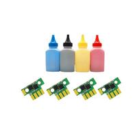 IYBYNYHN Polvo de tóner de Recarga de Color Compatible con Cartucho CS317 CS417 CS517 CX317 CX417 CX517 CS317dn CX317dn CS417dn CX417de(Toner and Chip)