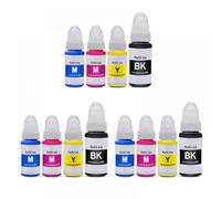 IYBYNYHN Recambio de Tinta a Base de Agua GI 190 Compatible con Impresora G3110 G3111 G4100 G4110 4111(3 Set)