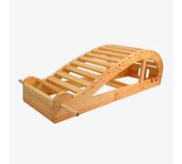 Iyengar Yoga Viparita Dandasana - Banco de Madera para Estiramiento Profundo y flexibilidad | Banco de Espalda Grande para un Mejor Apoyo