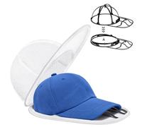 iyes.top Lavar Gorras Lavadora de Béisbol, Cage Plegable para Gorras - Soporte para Gorra para Lavadora y Lavavajillas, Limpiador de Sombreros, Protector y Moldeador con Rack para Lavado