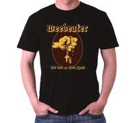 Iyo Weedeater Band God Luck and Good Speed Unisex 100% Cotton Short-Sleeve T-Shirts Black S