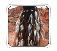 IYOU Boho Plumas Diademas Marrón Hippie Tassel Tocado India Tocados Mascarada Gitano Accesorios para el pelo para Mujeres y Niñas