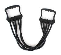 Iyowei 1Pc Expansor del Pecho Ejercitador de Músculo Ejercitador de Músculo Ajustable Expansor de Pecho Látex para Ejercitador de Músculo Fitness Entrenamiento (Negro)