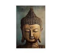 IYTAFGYT Póster de Buda con ilustración en lienzo, para decoración de dormitorio, decoración de paisaje, regalo, 60 x 90 cm