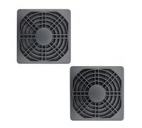 iYueMps Filtro de polvo para ventilador de PC, 2 piezas de filtro de polvo de 40 mm con cubierta de ventilador - Negro