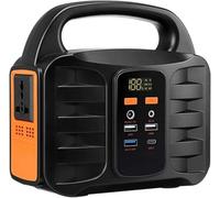 IYUESQ Miniestación de energía portátil con batería de Litio de Respaldo de 80000 mAh, Toma de CA de Onda sinusoidal Pura de 240 V y 150 W para Acampar al Aire Libre, Paquete de Banco de