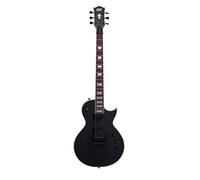 IYV 6 cuerdas IYV-ILP-400FR Solid Body Wilth Floyld Rose Tremelo Guitarra eléctrica, negro satinado, derecha (ILP-400FR)