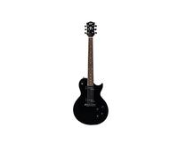 IYV Guitarra eléctrica de cuerpo sólido de 6 cuerdas, derecha, BK (ILS-250