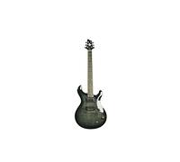 IYV - Guitarra eléctrica de cuerpo sólido IP-350 TBK PRS de 6 cuerdas, color negro trans