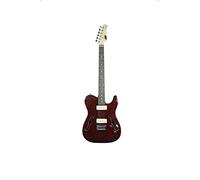 IYV Guitarra eléctrica de cuerpo sólido ITF-450 TRD PRS de 6 cuerdas, color rojo trans, derecha
