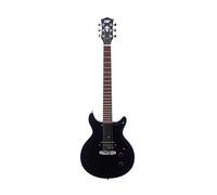 IYV ILJR-200 - Guitarra eléctrica de cuerpo sólido de 6 cuerdas, color negro