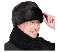 Iywish Gorro de Invierno para Hombre, de Piel sintética, con Orejeras de Estilo Ruso